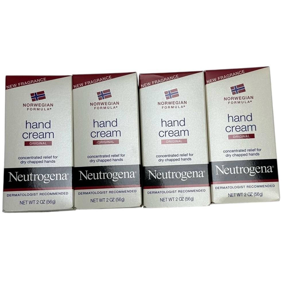 (4) Neutrogena Norwegian Formula Original Hand Cream 2 Oz New